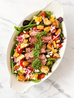 chimichurri steak salad