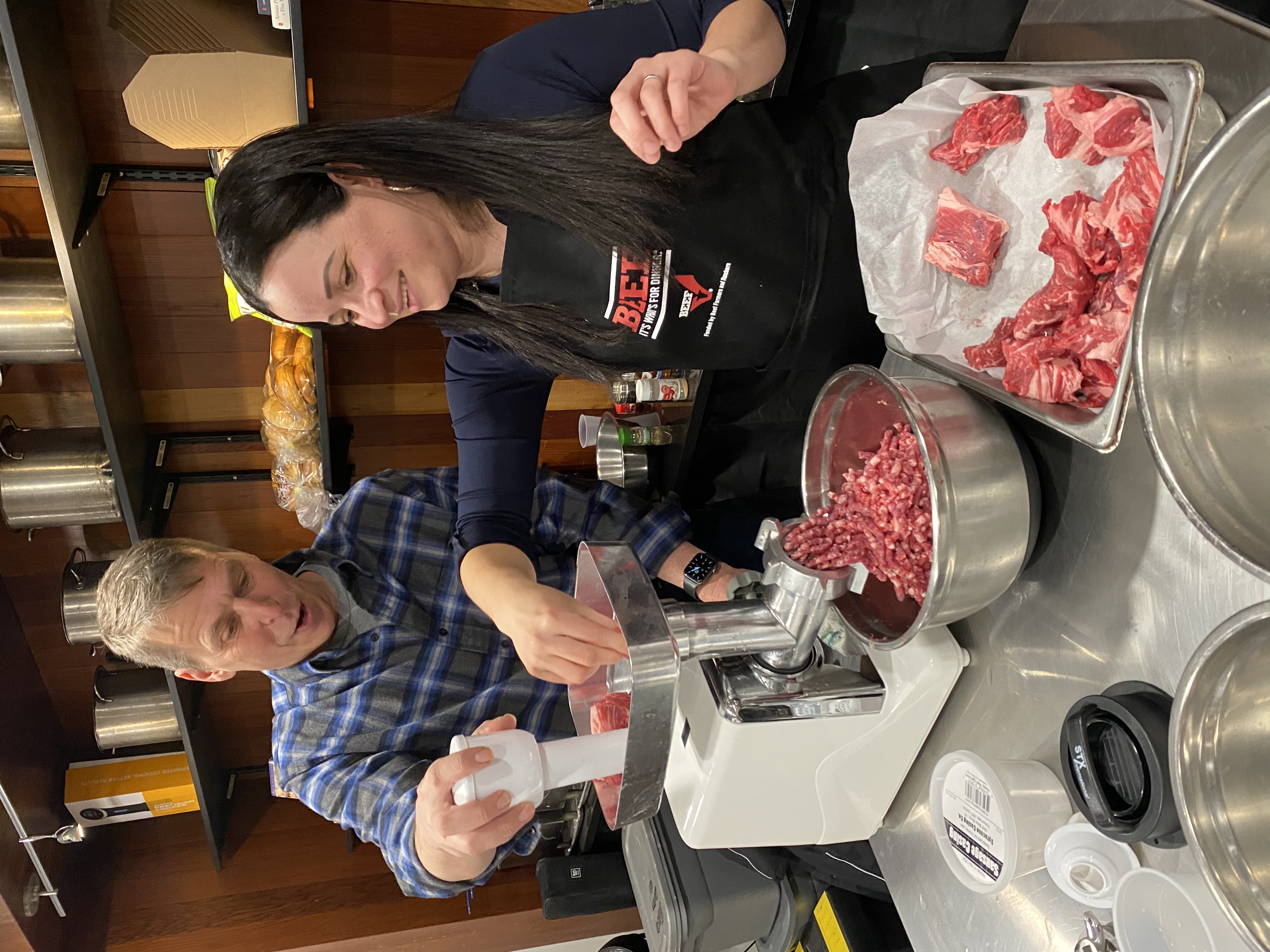 New York Beef Checkoff Hosts Meat Grinding Event